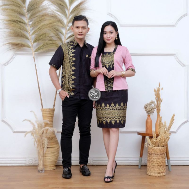 BAJU COUPLE RNB SONGKET BATIK PEKALONGAN RNB MODERN