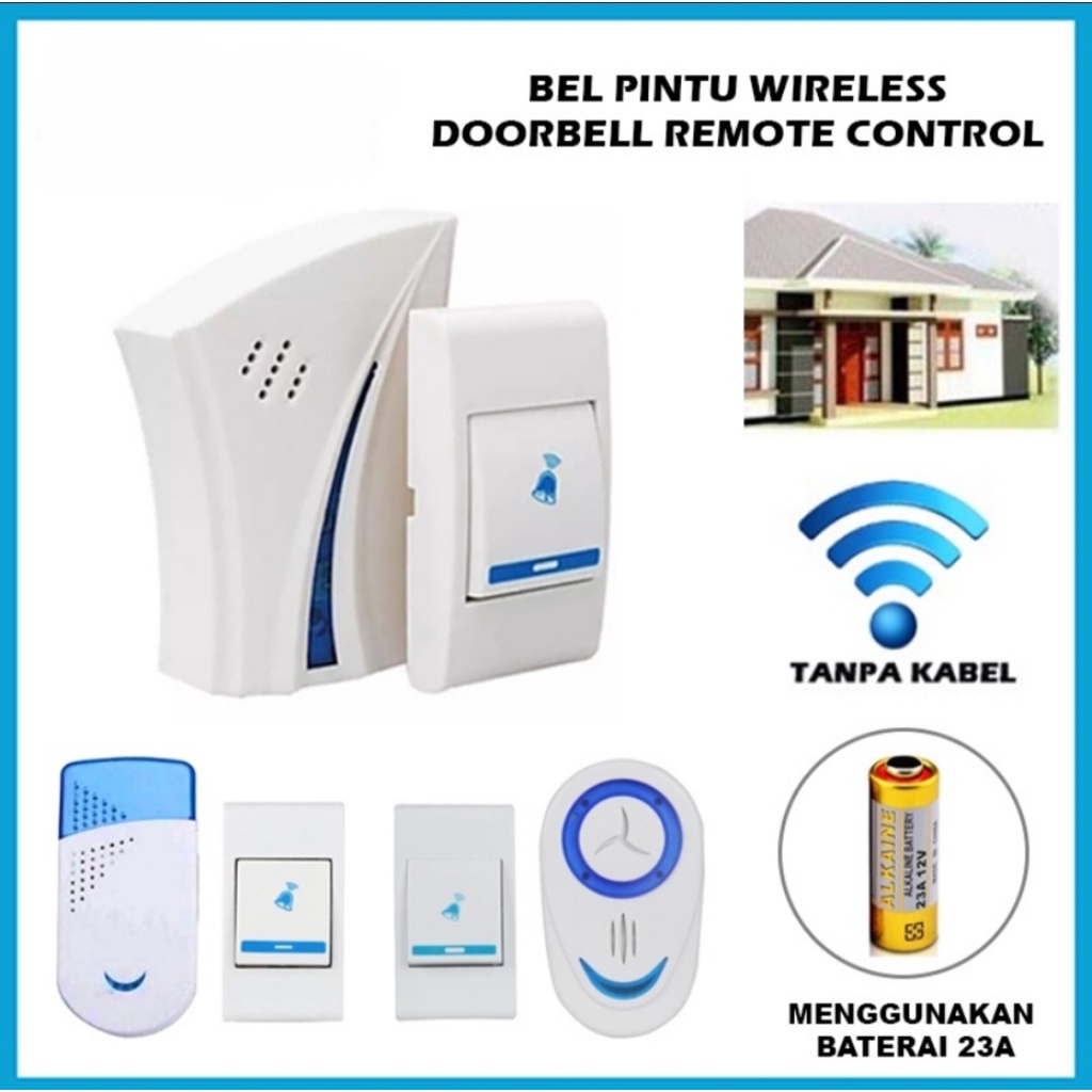 Bell Pintu / Door Bell Wireless / 36 Musik 30m Tanpa Kabel Nirkabel 6