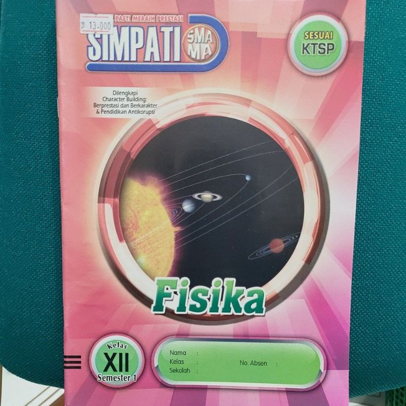 BUKU SOAL SIMPATI FISIKA KELAS XII CV GRAHADI