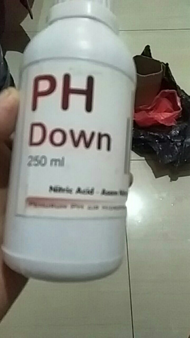Ph Down Hidroponik 250 Ml Asam Nitrat Nitric Acid