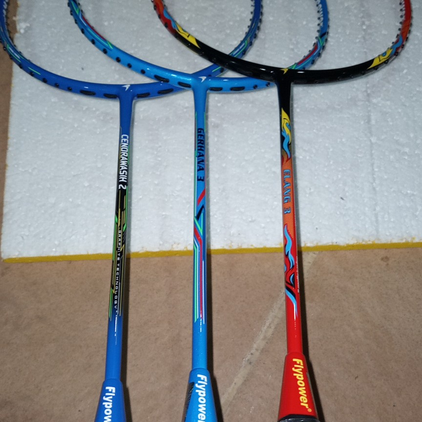 RAKET BADMINTON - RAKET FLY POWER - FLYPOWER ELANG 3 ORIGINAL 100%