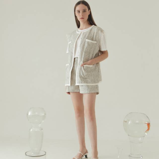 oudre clothing cho set tweed material NEWWWWWW