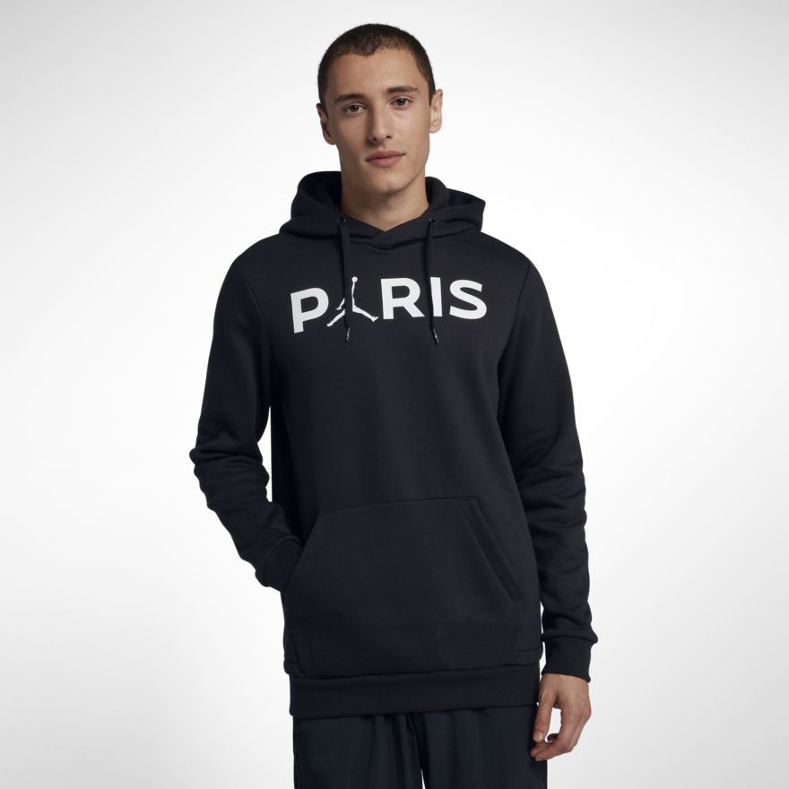 Jaket Hoodie Jordan x PSD Air Jordan x Paris Saint germain Hitam