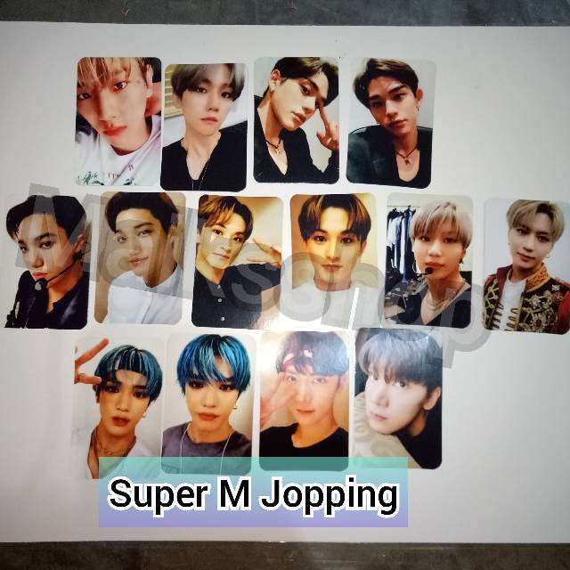 Super M Jopping Photocard Kpop