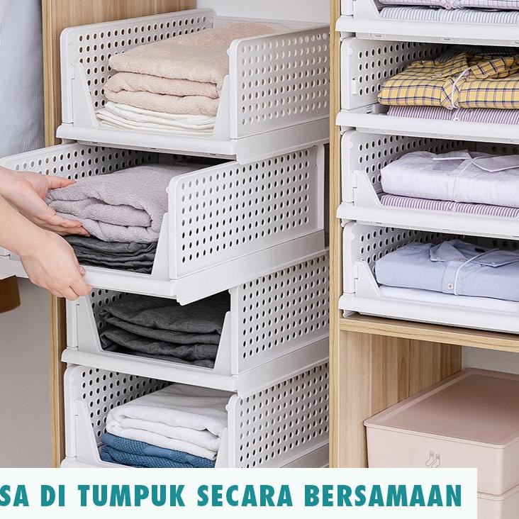 RAK LACI STORAGE TEMPAT PENYIMPANAN BARANG RAK BAJU RAK KAMAR SERBAGUNA UK.KECIL ( K0229 )