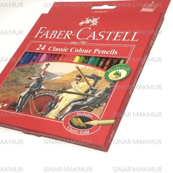 

☂ Pensil Warna Faber-Castell Classic 24 Warna ℮