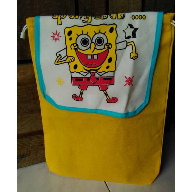 

TAS RANSEL KARTUN KARAKTER SPONGEBOB | GOODIE BAG SOUVENIR KADO ULTAH | TERLARIS | TERMURAH | RS19