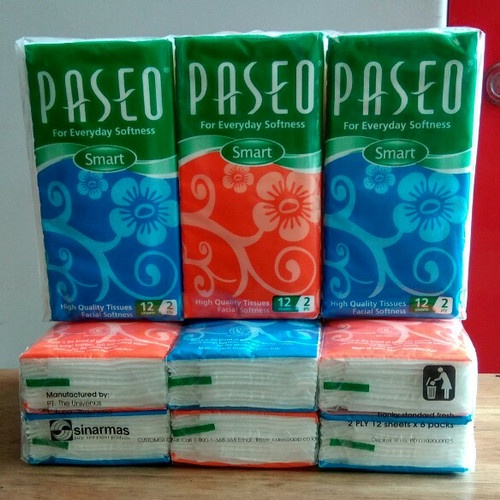 Paseo Hanky Pocket Tissue Mini 12s Tisu Saku // tisu pocket murah