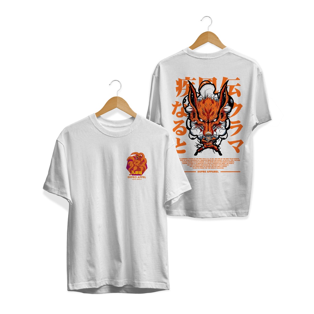 NEW BAJU KAOS ANIME NARUTO KURAMA UZUMAKI ORIGINAL DISTRO