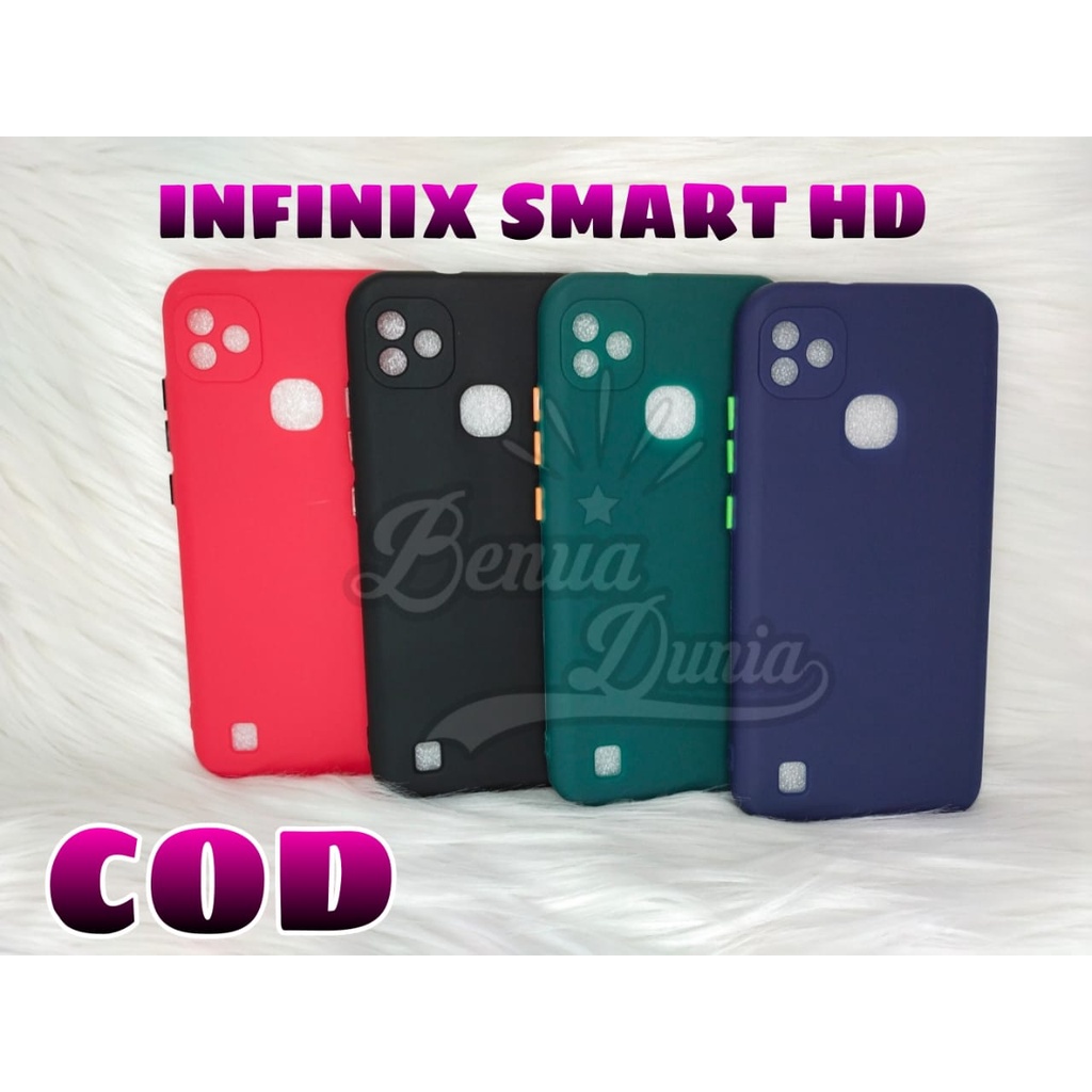 CASE MACARON INFINIX SMART 6 -INFINIX HOT 11S NFC // SOFTCASE MACARON PROTECTION PELINDUNG KAMERA - BD