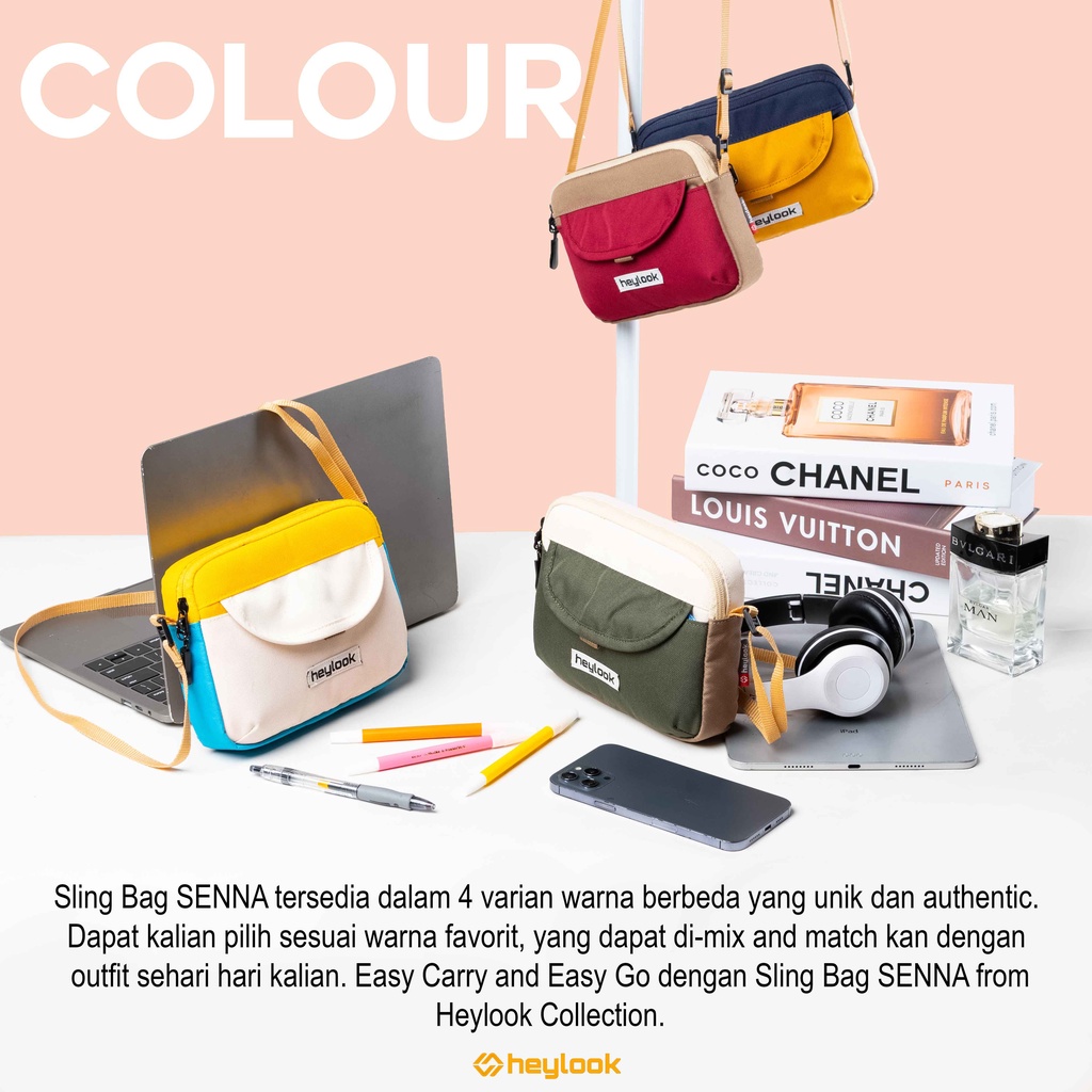 HEYLOOK Project - Sling Bag SENNA Pouch Wallet Sling Phone Pria Wanita Sling Pouch