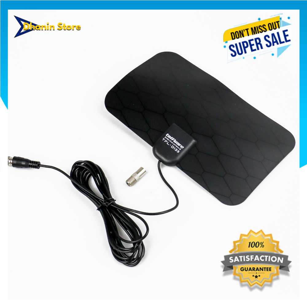 Antena Antene Atena Antenna Anten Anthena Antina Tv Digital Indoor Dalam Led Super Jernih