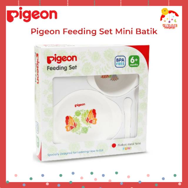 Pigeon Feeding Set Mini Batik