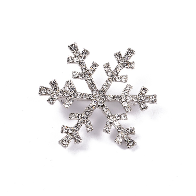 Pin Bros Bentuk Snowflake Anti Silau Untuk Wanita