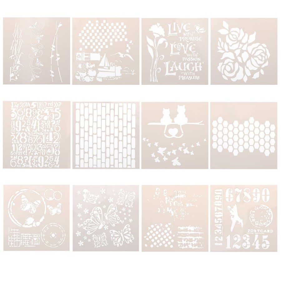 Plastic Stencil - Stensil Dekorasi Motif_GTS 50 - 98