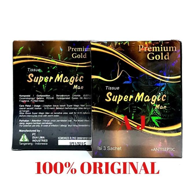 Tisu / Tissue Super Magic Man Premium Gold