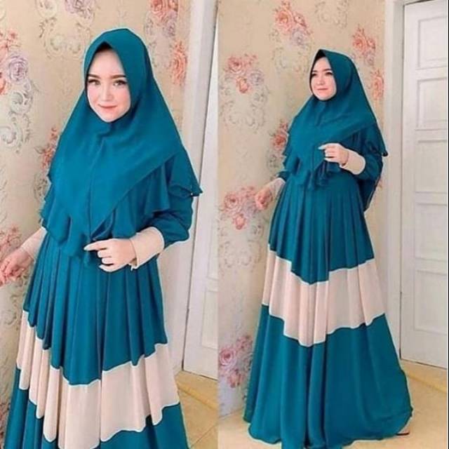 GAMIS MUSLIM QORY SYARI PLUS KHIMAR