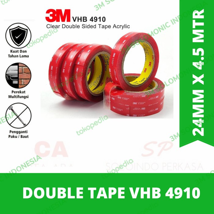 

Promo Double Tape 3M 4910 Jelly Clear Terbatas