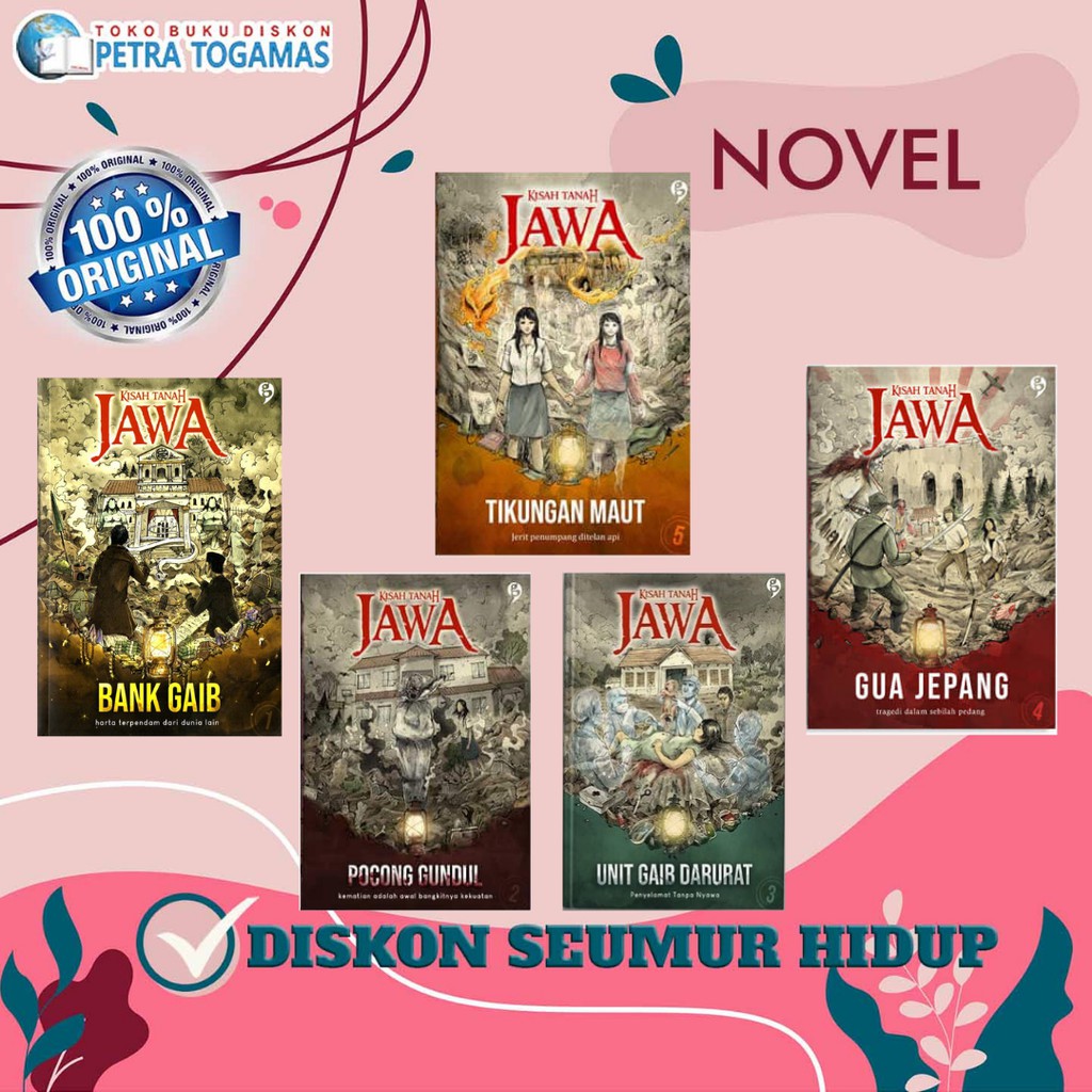 Jual NOVEL KISAH TANAH JAWA GUA JEPANG / BANK GAIB / POCONG GUNDUL ...