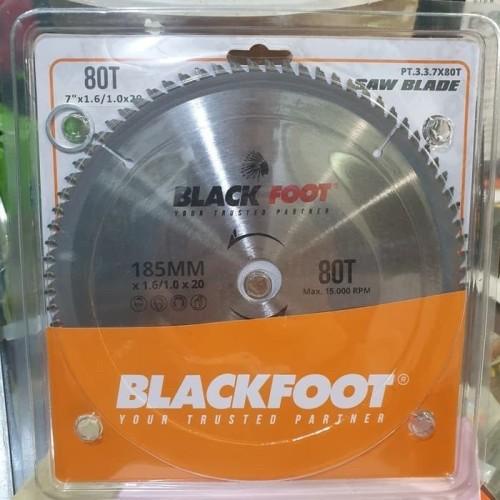 Blackfoot TCT Saw Blade 7 Inch x 80T - 185mm-Mata potong Circular Saw