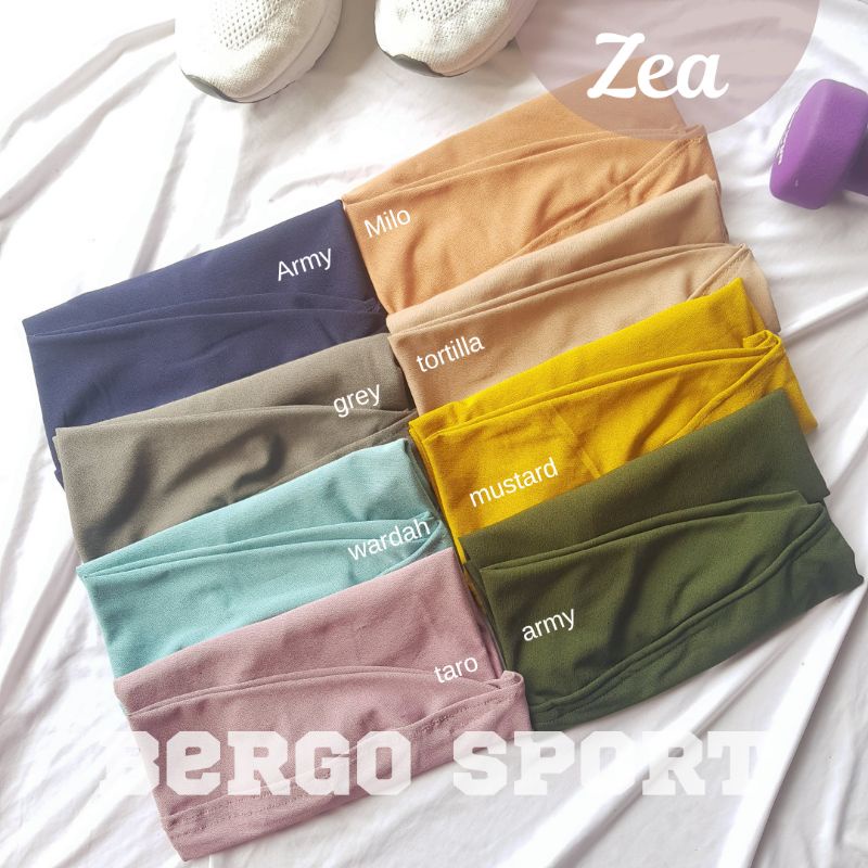 [NEW ARRIVAL] HIJAB BERGO SPORT ZEA BY BILBANA / bergo sport hijab olahraga | jilbab olahraga sport hijab instant-5