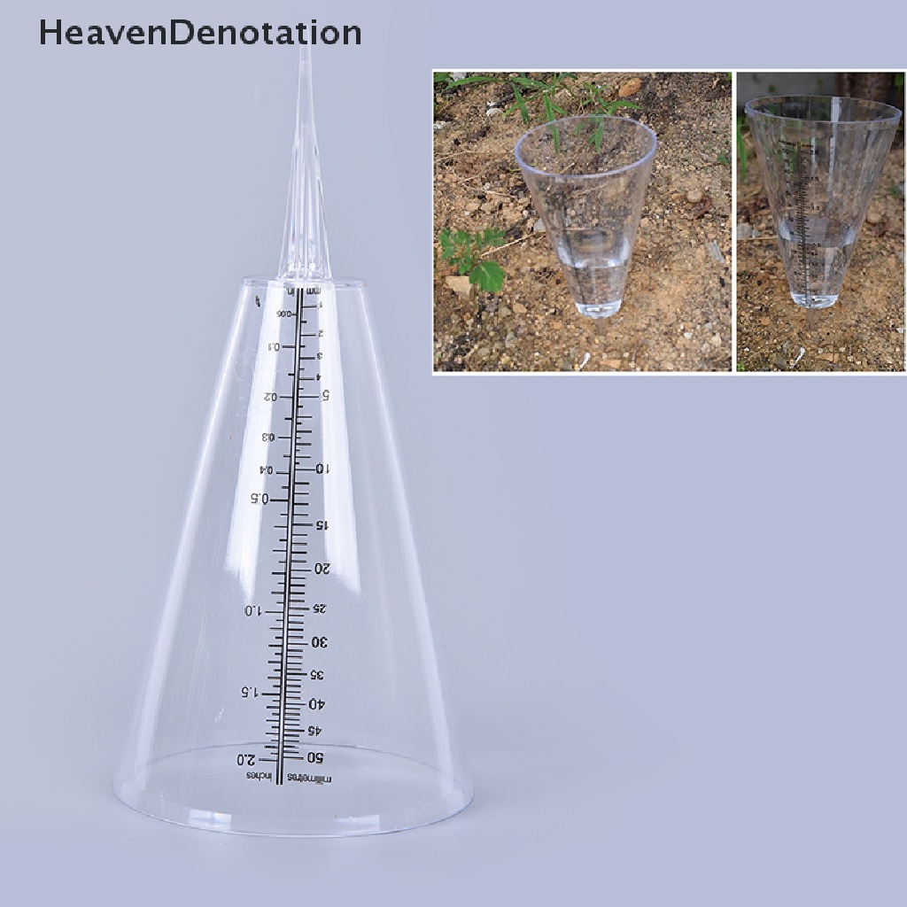 [HeavenDenotation] Cone Rain Gauge Measurement Ground Precipitation Garden Rainfall Measuring Tools