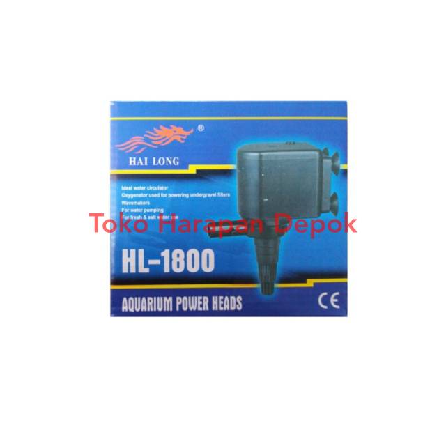 POWER HEADS HAI LONG HL 1800 HL-1800 hailong Mesin pompa celup Aquarium aquascape skls amara