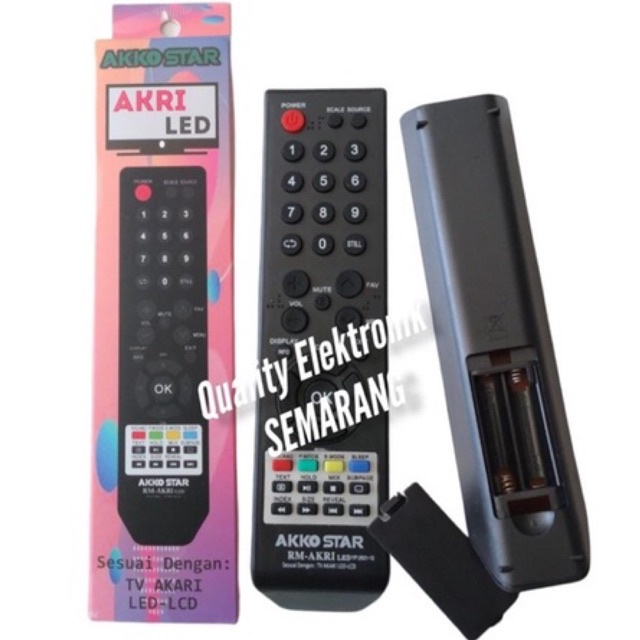 REMOTE TV LDC LED AKARI MERK AKKO STAR