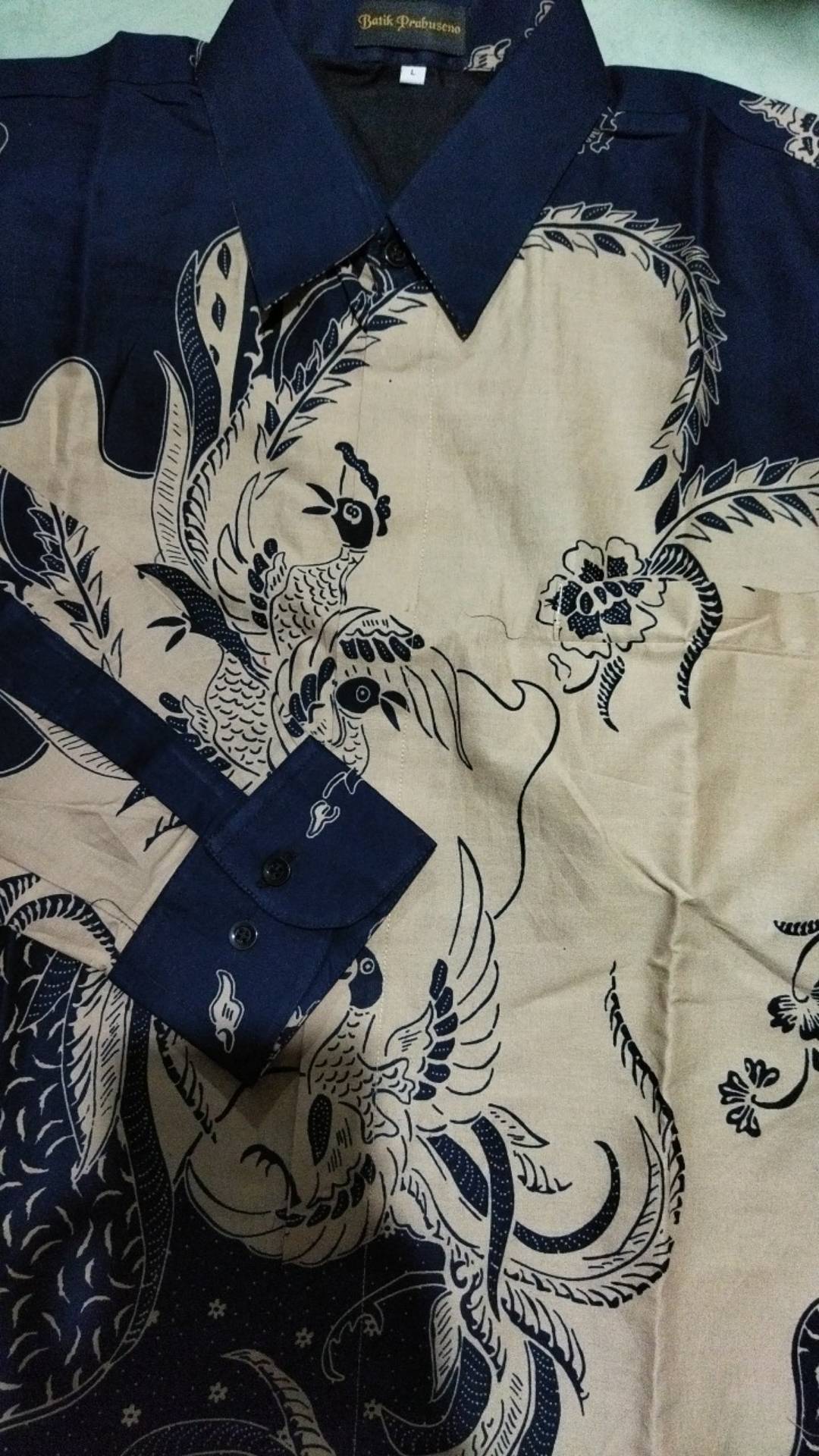 Kemeja Batik Pria Cendrawasih Full Furing