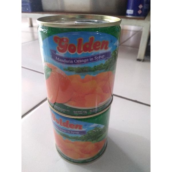 

GOLDEN JERUK MANDARIN KALENG 312GR, BUAH KALENG ISI JERUK YG SEGAR