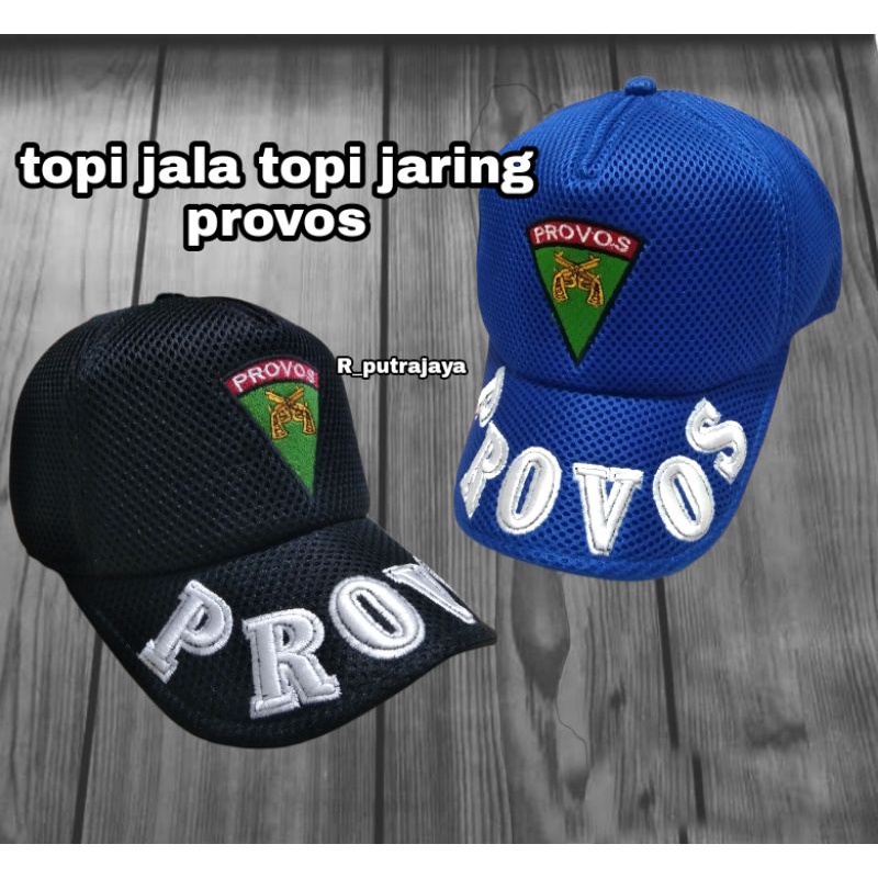 COD.TOPI  PROVOS JALA TIMBUL LOGO PROVOS BIRU KUALITAS TERJAMIN