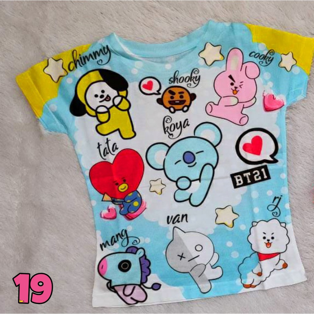 Coco Ice Kaos Anak BT21 BTS