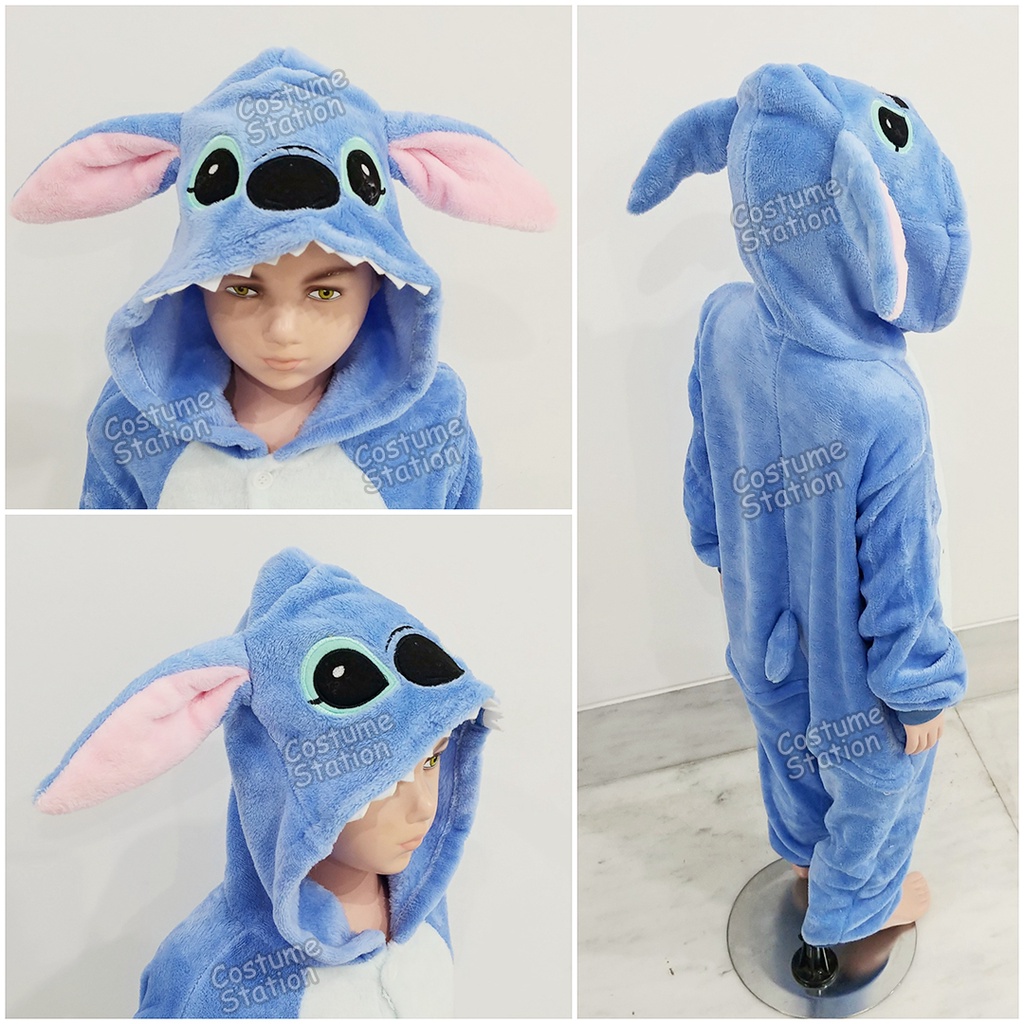 Kostum Onesie Stitch / Costume Alien Lilo &amp; Stitch Disney anak