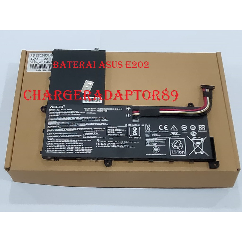 Baterai Original Asus ASUS EeeBook E202 E202S E202SA
