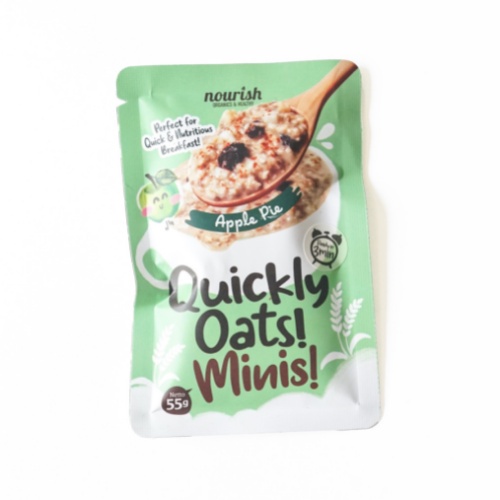 

Quickly Oats! Minis! Instant Oatmeal Apple Pie Sachet 55gr