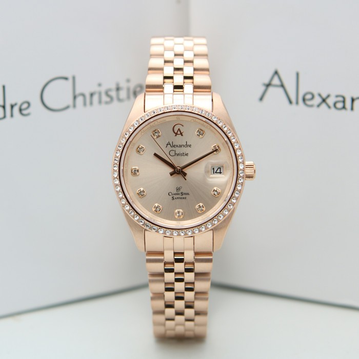 JAM TANGAN WANITA ALEXANDRE CHRISTIE AC 5012 ORIGINAL GARANSI RESMI 1 TAHUN