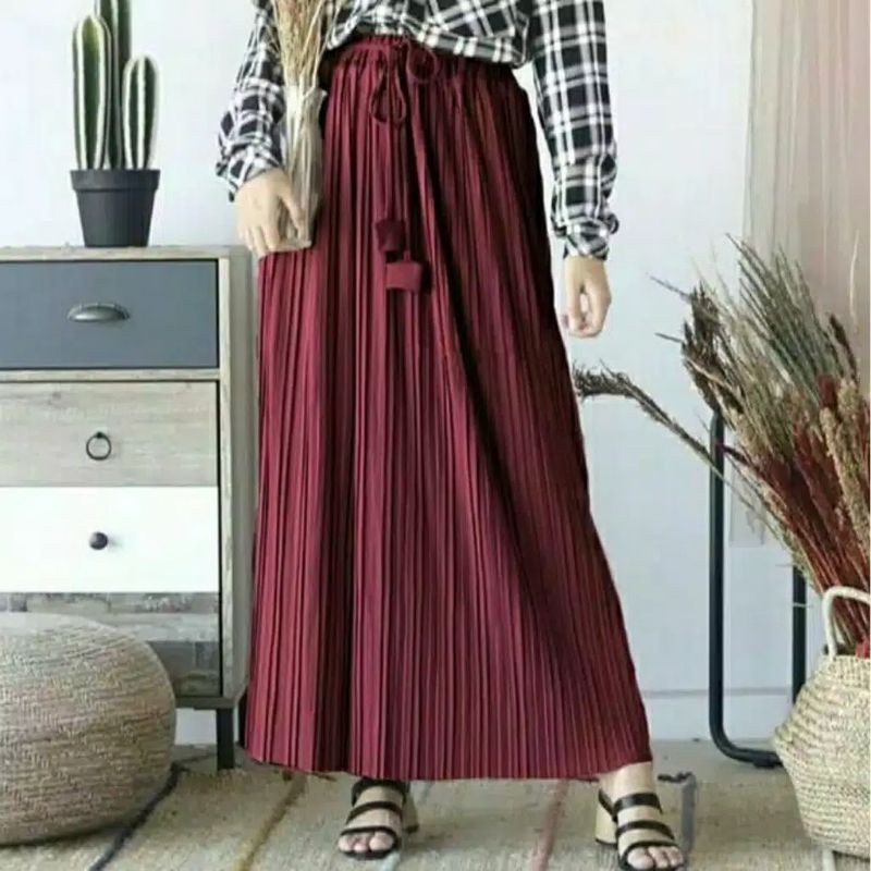 Rok Plisket Tali Premium