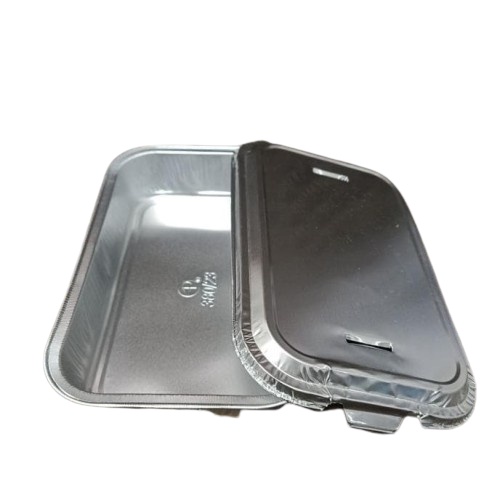 Alum Foil Tray Kotak OX360 + tutup Isi 10pcs