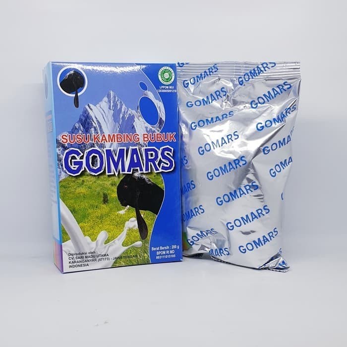 GOMARS / Susu Kambing Etawa Bubuk Murni 200 gr - Original BPOM