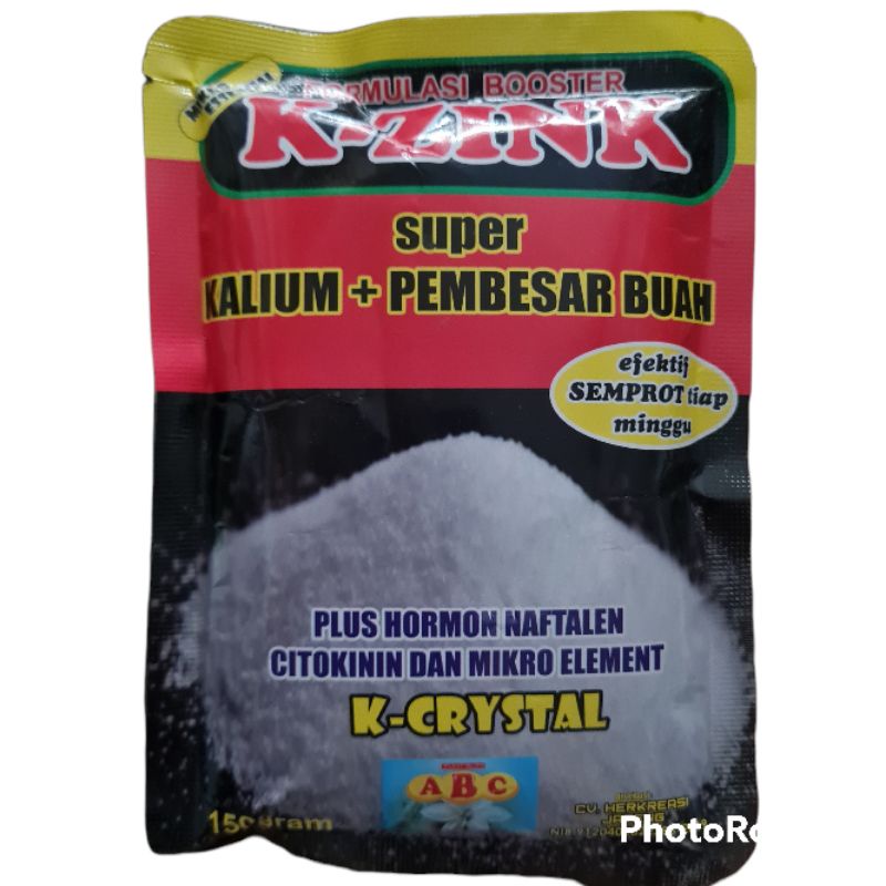 K-zink pembesar buah,anti rontok bunga