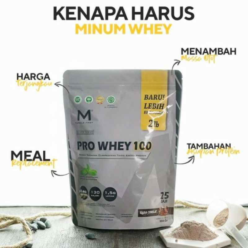 M1 MUSCLE FIRST PRO WHEY 100 10 LBS SUPLEMEN ISOLATE CONCENTRATE FITNESS TINGGI PROTEIN GYM BXN ON