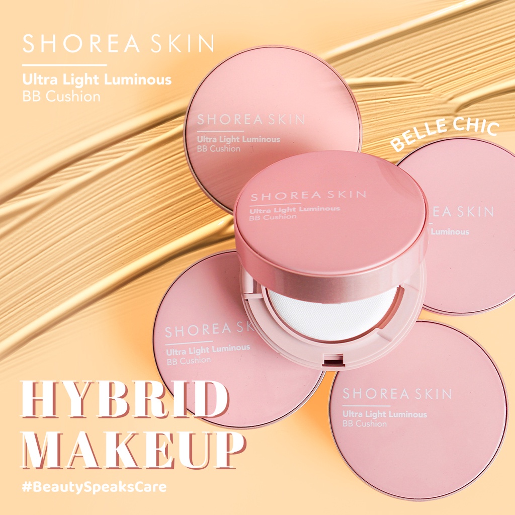 Ultra Light Luminous BB Cushion Hybrid Makeup - Skincare Di Dalam Makeup Shorea Skin