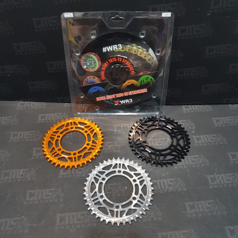 Gear Gir Belakang WR3 428-40 Kawasaki Ninja RR