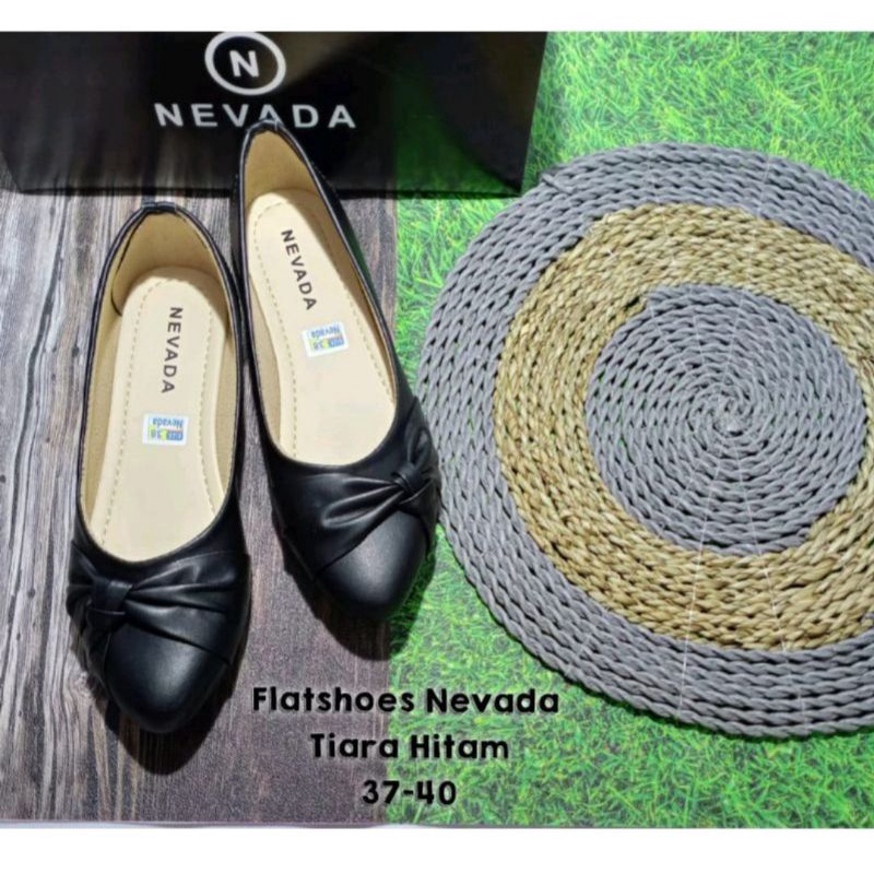 SIAP KIRIM CUCI GUDANG BRAND MATAHARI | Sepatu Kerja Wanita Nevada Matahari| Flatshoes Nevada (F03)