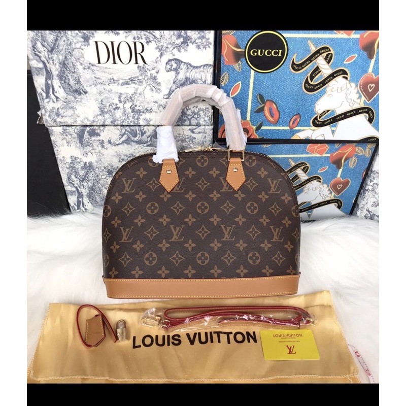 tas wanita cewek louis vuitton alma 3motif semprem best seller