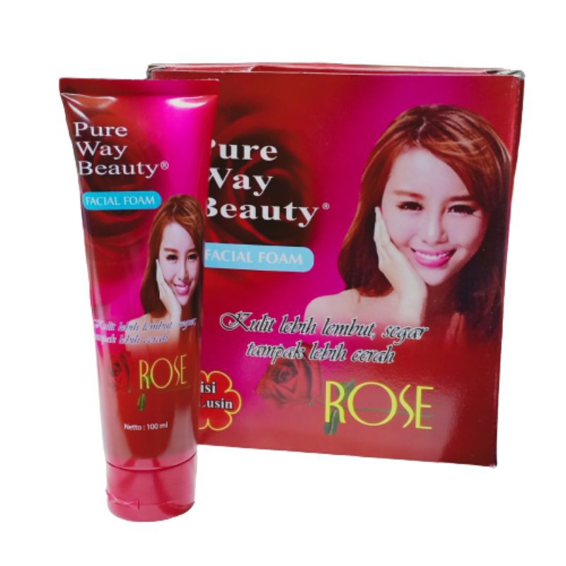 Rose Pure Way Beauty Facial Foom 100.ml