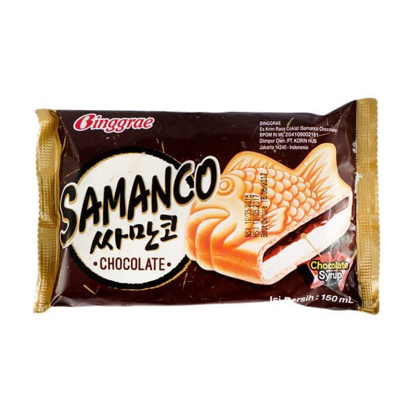 

Binggrae Es Krim Samanco Coklat 150Ml