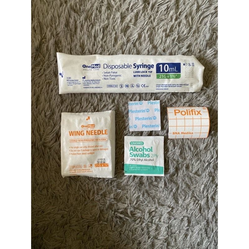 Paket Alat Suntik / Putih Murah