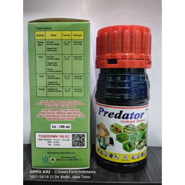 Toxedown 150Ec Doble Action 100ml  Emamectin Benzoat + Lefenuron