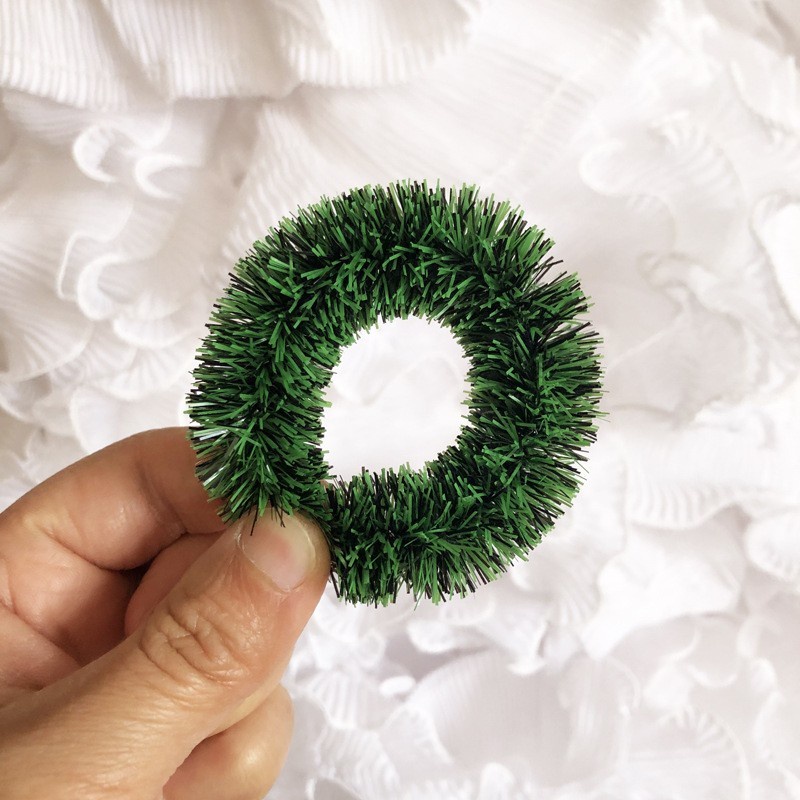 Daun Kawat Meteran Tinsel Natal Daun Hijau Lilit Serbaguna Murah CS-66